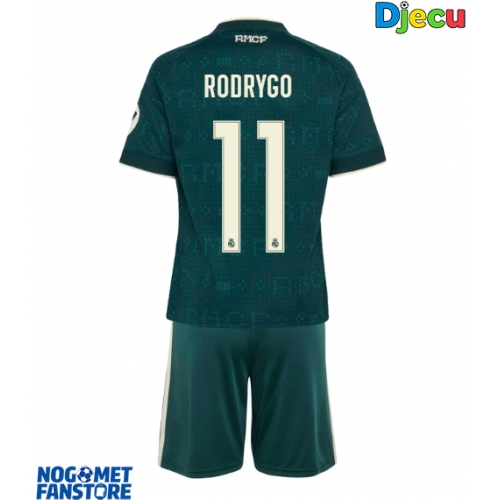 Real Madrid Rodrygo Goes #11 Gostujuci Dres za djecu 2026-27 Kratak Rukav (+ Kratke hlače)
